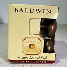 95425.414.priv Baldwin 95425.416 Bed And Bath Privacy Egg Knob American Bronze New Open Box