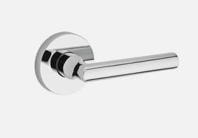 9br3510-035 Baldwin Fd.tub.crr Tube Dummy Leverset With Contemporary Round Rose Po