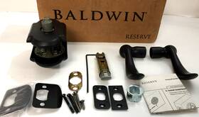 Ps.arc.rar.481.6l.ds Baldwin 9br3520-211 Rustic 481 Dark Bronze Passage Lever Door