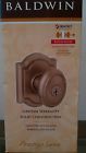 354cyk-arb-smt Baldwin Arched Knobset Keyed Carnaby Entry Satin Nickel
