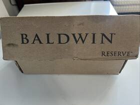 En.ell.trr.190.61ds.cky.kd Baldwin En.ell.trr.190.61 Federal Cylinder Keyed Entry Door Lever Set