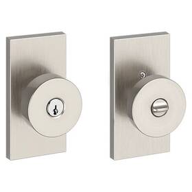 Enconcfr150 Baldwin Keyed Entry Door Knob Lock Set Satin Nickel