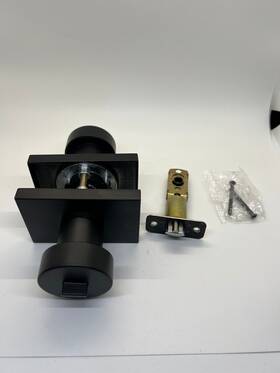 Enconcsr190 Baldwin Contemporary Single Cylinder Keyed Entry Door Knob With Squa