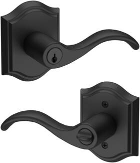 Encurtar190 Baldwin En.cur.r.tar Curve Right Handed Single Cylinder Keyed - Black