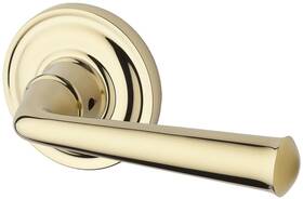 Enfedtrr003 Baldwin En.fed.trr Federal Single Cylinder Keyed Entry Door Lever - Brass