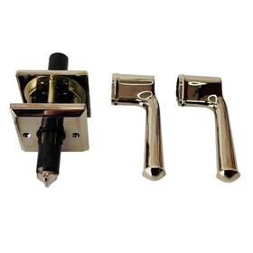 Baldwin Enfedtsr055 Federal Single Cylinder Keyed Entry Lever - Polished Nickel
