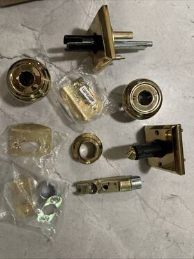 Entratsr003 Baldwin Traditional Single Keyed Entry Door Knob With Square Rose
