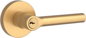 Entubcrr044 Baldwin En.tub.crr Tube Single Cylinder Keyed Entry Door Lever - Brass