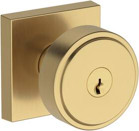 Envascsr044 Baldwin En.vas.csr Vashon Single Cylinder Keyed Entry Door Knob - Brass Envascsr044 Baldwin En.vas.csr Vashon Single Cylinder Keyed Entry Door Knob - Brass