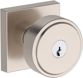 Envascsr150 Baldwin En.vas.csr Vashon Single Cylinder Keyed Entry Door Knob - Nickel
