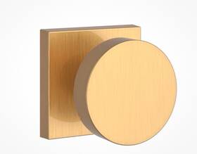 Fd.con.csr.044 Baldwin Non Turning 2 Sided Dummy Door Knob Set W Square Rose 9br3514-035