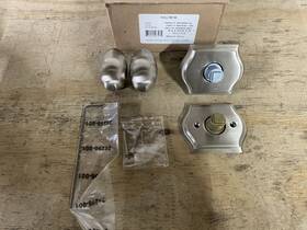 Fdelltar150 Baldwin Ellipse Non-turning Two-sided Dummy Door Knob Set Read
