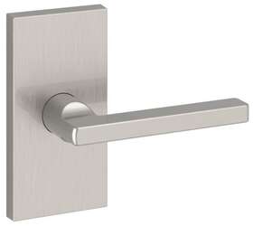 Fdsqucfr150 Baldwin Fd.squ.cfr Square Non-turning Two-sided Dummy Door Lever - Nickel