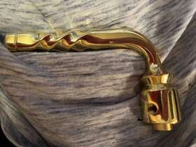 5132-030 Baldwin Hardware Estate Privacy Door Lever Polished Brass