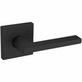 5162190pass Baldwin Hardware 5161190pass Estate Passage Door Lever Set With Square Rose Satin Black