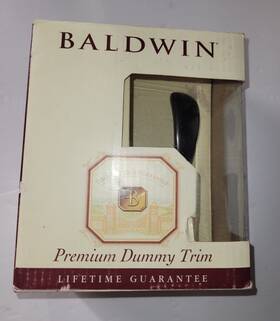 Baldwin Hardware 723079918884 New In Box Right Hand Dummy Madrina Lever Venetian Bronze Finish