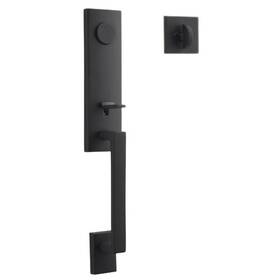 9br1829-19 Baldwin Hardware Dummy La Jolla Handleset Contemporary Satin Black 9br1829 Parts