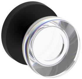 Hdccycrr190 Baldwin Hd.ccy.crr Contemporary Crystal Non-turning One-sided - Black