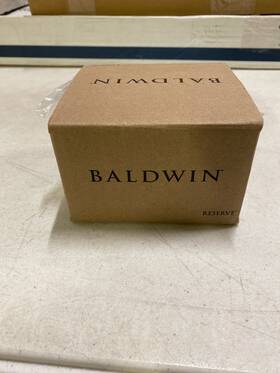 Hdccycsr044 Baldwin Half Dummy Crystal Knob And Square Rose Satin Brass Model #abc123