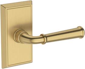 Hddunhfr044 Baldwin Hd.dun.r.hfr Dunsmoor Non-turning One-sided Dummy Door - Brass