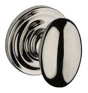 Hdelltrr055 Baldwin Hd.ell.trr Ellipse Non-turning One-sided Dummy Door Knob - Nickel