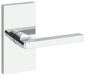 Hdsqucfr260 Baldwin Hd.squ.cfr Square Non-turning One-sided Dummy Door Lever - Chrome