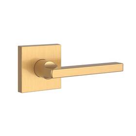 Hdsqurcsr044 Baldwin Hd.squ.r.csr Square Non-turning One-sided Dummy Door - Brass
