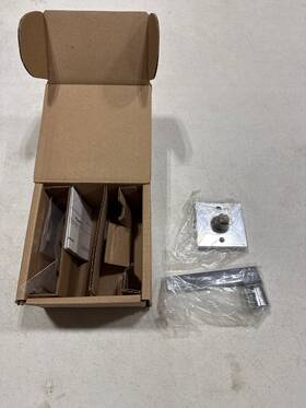 Hdsqurcsr260 Baldwin Square Non-turn Dummy Door Lever Chrome