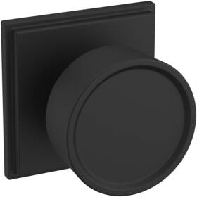 K008190pass Baldwin K008.pass K008 Hollywood Hills Passage Door Knob Set - Black