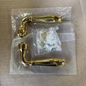 L034.031.mr Baldwin Estate Solid Brass Lever Handle Pair L034 Nashville Non-lacquered New