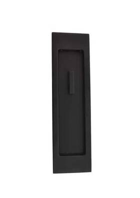 Pd005.190.kt Baldwin Santa Monica Style Pocket Door Interior Privacy Trim In Satin Black Nob