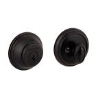 Baldwin Prestige Single Cylinder Venetian Bronze Round Deadbolt Smartkey 883351346566
