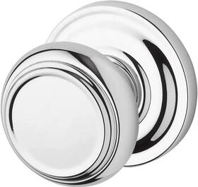 Ps.tra.trr.260 Baldwin 134 Reserve Traditional Passage Door Knob Round Rose Polished Chrome