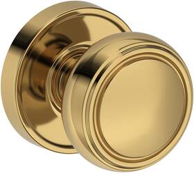 Psbrerrr003 Baldwin Ps.bre.rrr Bremerton Passage Door Knob Set - Brass