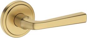 Pskinsrr044 Baldwin Ps.k Inch R.srr Kingvale Passage Door Lever Set - Brass