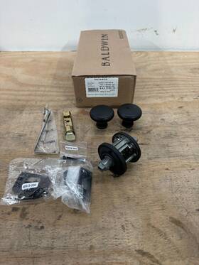 Psroutrr190 Baldwin Round Passage Door Knob Satin Black Read