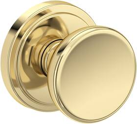 Pssolsrr031 Baldwin Ps.sol.srr Solvang Passage Door Knob Set - Brass