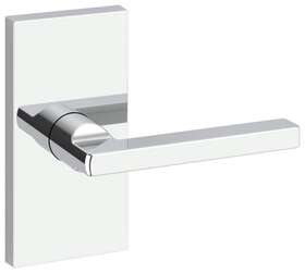 Pssqucfr260 Baldwin Ps.squ.cfr Square Passage Door Lever Set - Chrome