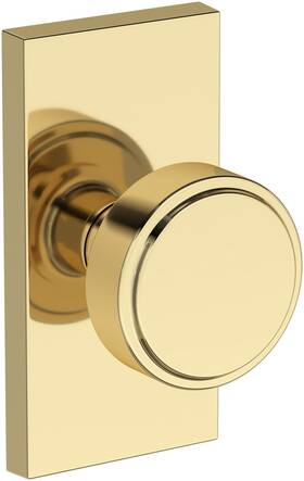 Psvascfr031 Baldwin Ps.vas.cfr Vashon Passage Door Knob Set - Brass