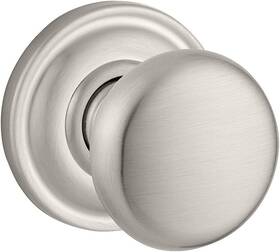 9br3520-022 Baldwin Pvconcrr150 Reserve Traditional Round Rose Passage Knob In Satin Nickel