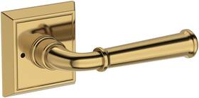 Pvdunrchr003 Baldwin Pv.dun.r.chr Dunsmoor Privacy Door Lever Set - Brass