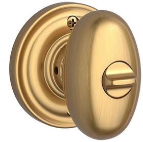Pvelltrr044 Baldwin Pv.ell.trr Ellipse Privacy Door Knob - Brass