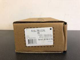 Pvelltrr112 Baldwin Ellipse Privacy Door Knob With Round Rose - Venetian Bronze