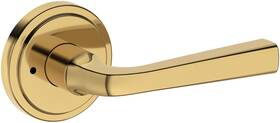 Pvkinsrr003 Baldwin Pv.k Inch R.srr Kingvale Privacy Door Lever Set - Brass
