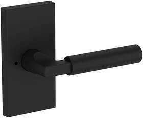 Pvlkfrcfr191 Baldwin Pv.lkf.r.cfr Lake Forest Privacy Door Lever Set - Black