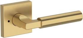 Pvlkfrcsr044 Baldwin Pv.lkf.r.csr Lake Forest Privacy Door Lever Set - Brass