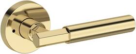 Pvridrcrr031 Baldwin Pv.rid.r.crr Riddling Privacy Door Lever Set - Brass