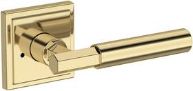 Pvridrssr031 Baldwin Pv.rid.r.ssr Riddling Privacy Door Lever Set - Brass