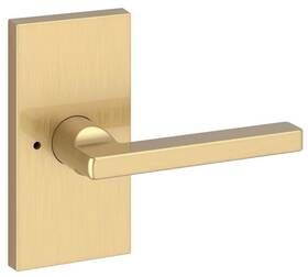 Pvsqucfr044 Baldwin Pv.squ.cfr Square Privacy Door Lever Set - Brass