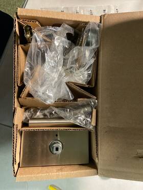 Pvtubcfr150 Baldwin Privacy Door Lever Set 5 Inch Rose Reserve Satin Nickel
